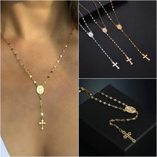 Beautiful Catholic Prayer Bead Necklace - Cofik