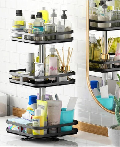 Easy Access 360° Turning Shelf Rack