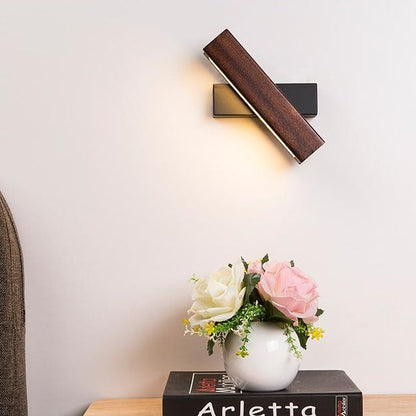 Adjustable Wooden LED Wall Light