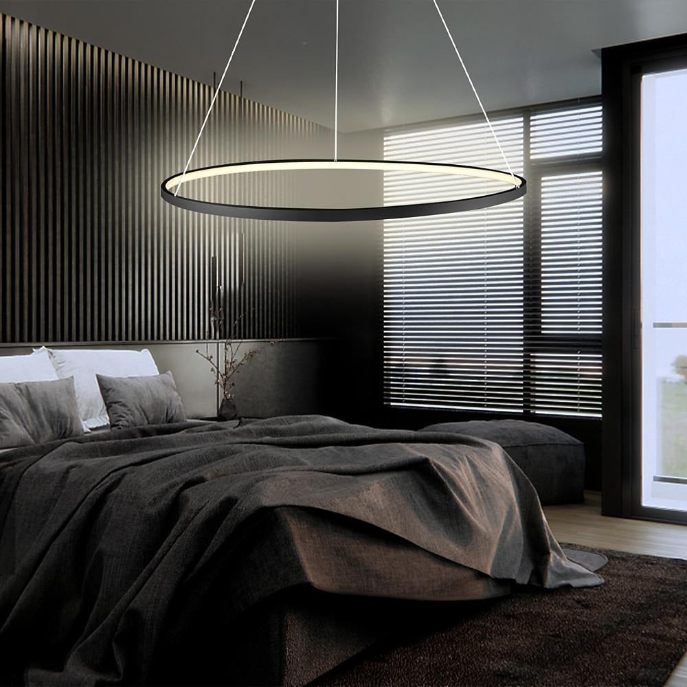 Contemporary Round LED Pendant Light Fixture