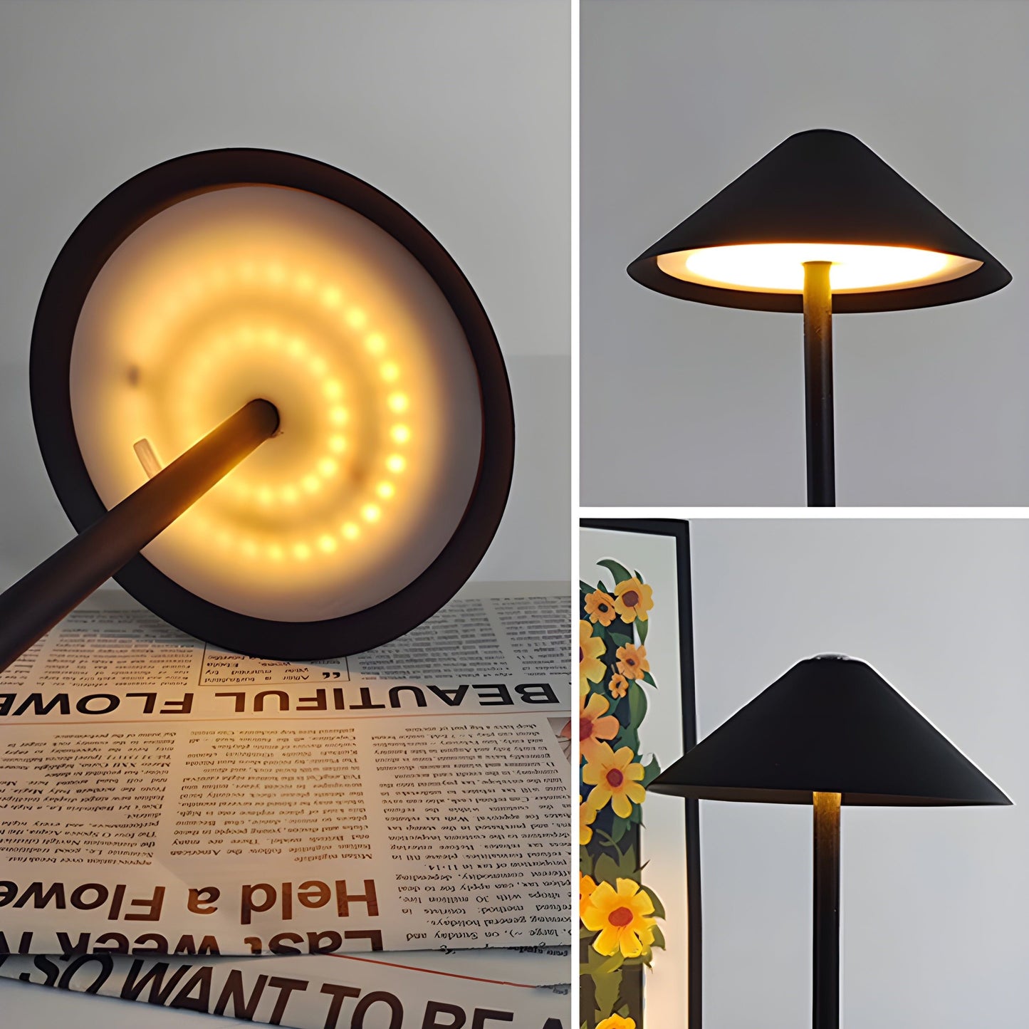 Slim Rechargeable Dimmable Table Lamp