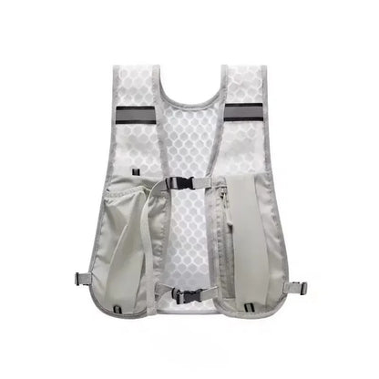 Running Vest with Water Bottle Holder, Reflective Details, and Mobile Pocket