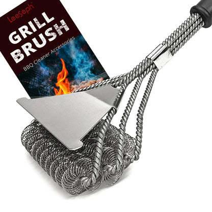 Durable Stainless Steel Bristleless BBQ Grill Cleaner Brush