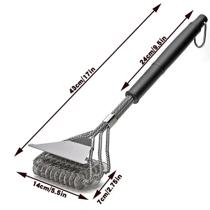 Durable Stainless Steel Bristleless BBQ Grill Cleaner Brush