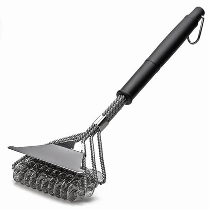 Durable Stainless Steel Bristleless BBQ Grill Cleaner Brush - Cofik