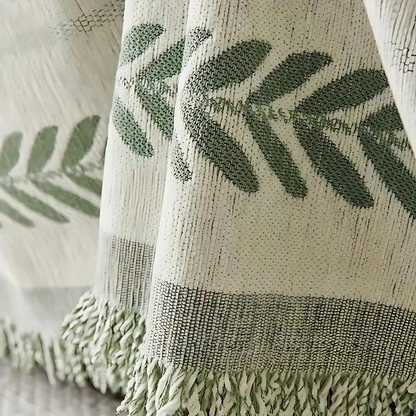 Traditional Cloth Sofa Slipcover with Fringe