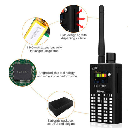 Spy Detector with Laser and Alarm System