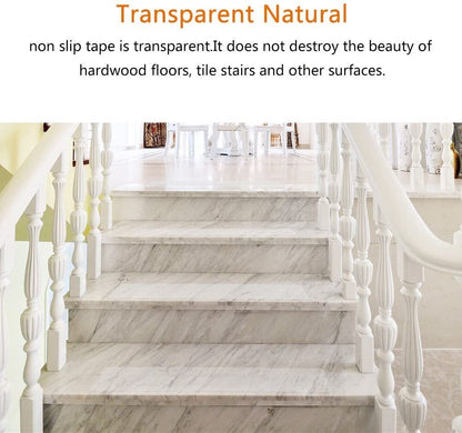 Clear Indoor Stair Treads Anti Slip Tape Strips
