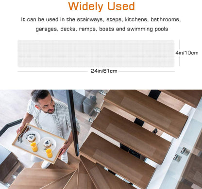 Clear Indoor Stair Treads Anti Slip Tape Strips