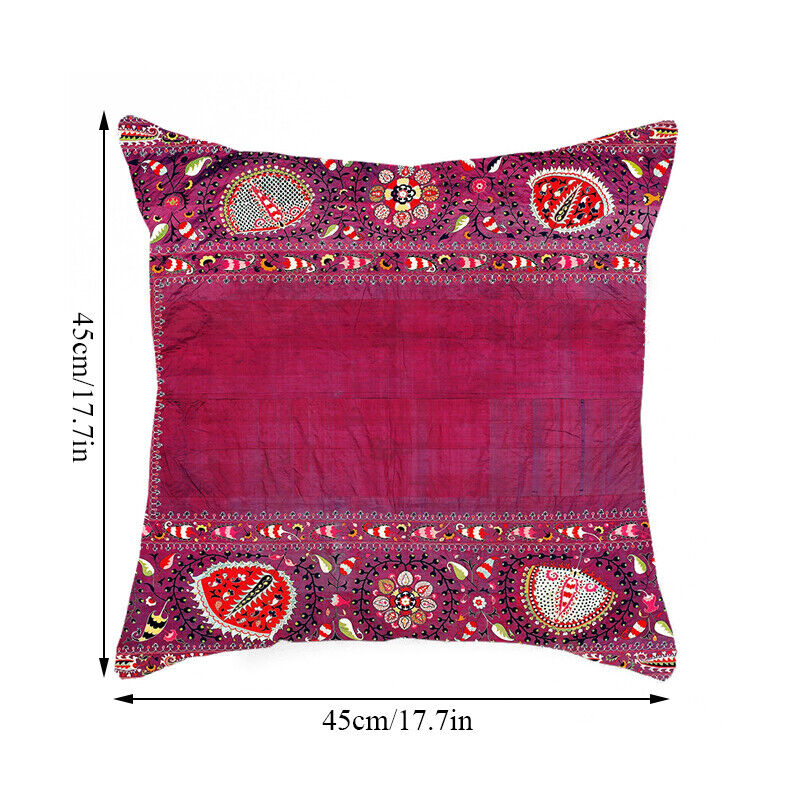 Colorful Global Inspired Pattern Pillow Cover Home Decor