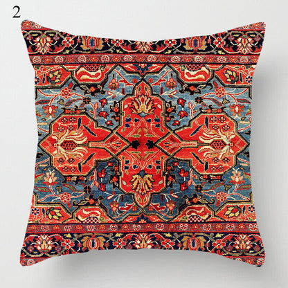 Colorful Global Inspired Pattern Pillow Cover Home Decor
