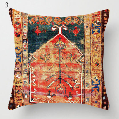 Colorful Global Inspired Pattern Pillow Cover Home Decor