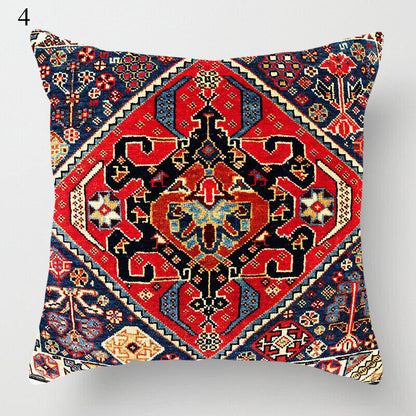 Colorful Global Inspired Pattern Pillow Cover Home Decor