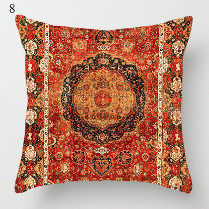 Colorful Global Inspired Pattern Pillow Cover Home Decor