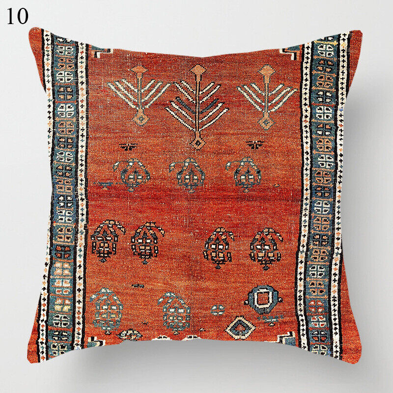 Colorful Global Inspired Pattern Pillow Cover Home Decor