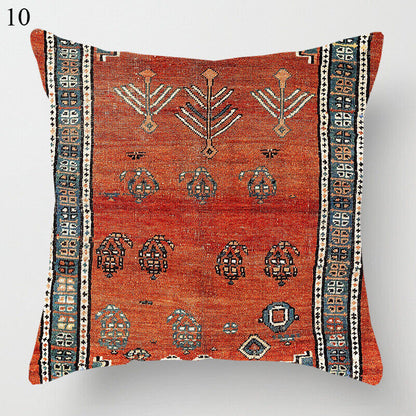 Colorful Global Inspired Pattern Pillow Cover Home Decor