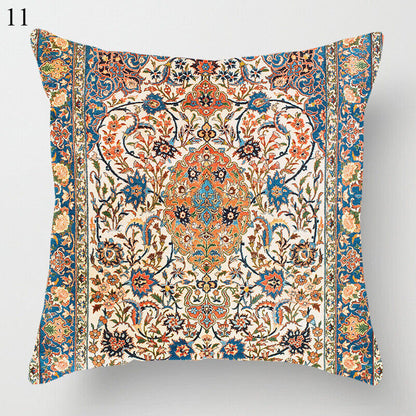 Colorful Global Inspired Pattern Pillow Cover Home Decor