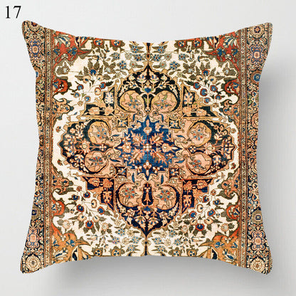 Colorful Global Inspired Pattern Pillow Cover Home Decor