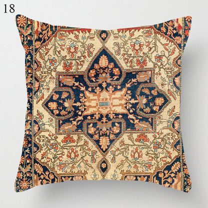 Colorful Global Inspired Pattern Pillow Cover Home Decor