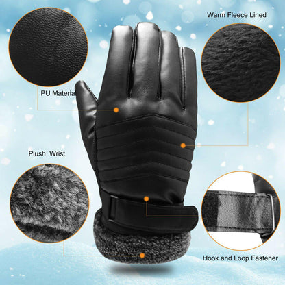 Insulated Warm Waterproof Ski Gloves for Men