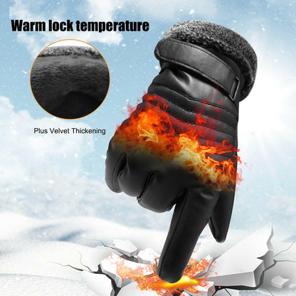 Insulated Warm Waterproof Ski Gloves for Men