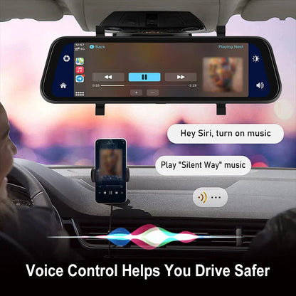 HD Dual Lens Car Camera with Smartphone Link