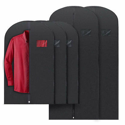 5-Pack Waterproof Clothing Storage Bags with Clear Window - Cofik