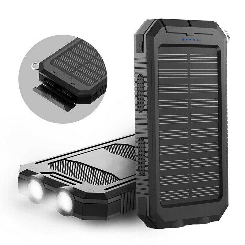 Portable Waterproof Solar Power Bank with USB Charger - Cofik