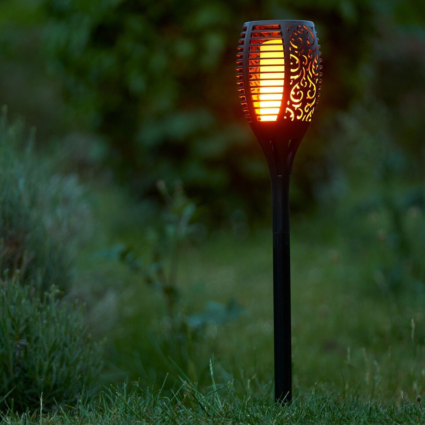 Outdoor Solar Powered Flame Light Torch