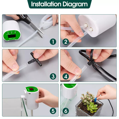 Self Watering Indoor Plant System with Timer Pump