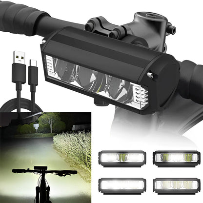 Bright LED Bicycle Front Light Waterproof & Adjustable - Cofik