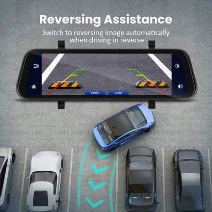 HD Dual Lens Car Camera with Smartphone Link