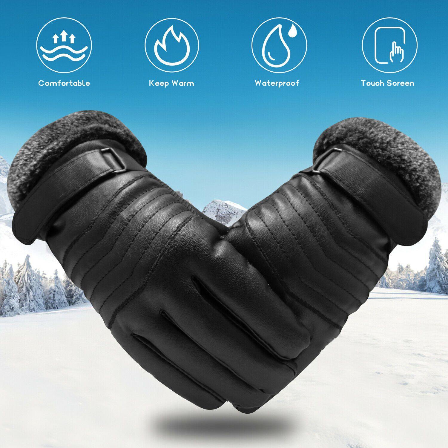 Insulated Warm Waterproof Ski Gloves for Men - Cofik