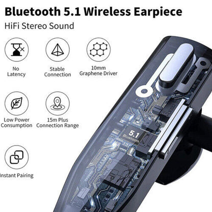 Wireless Bluetooth 5.1 Noise Cancelling Trucker Headphones