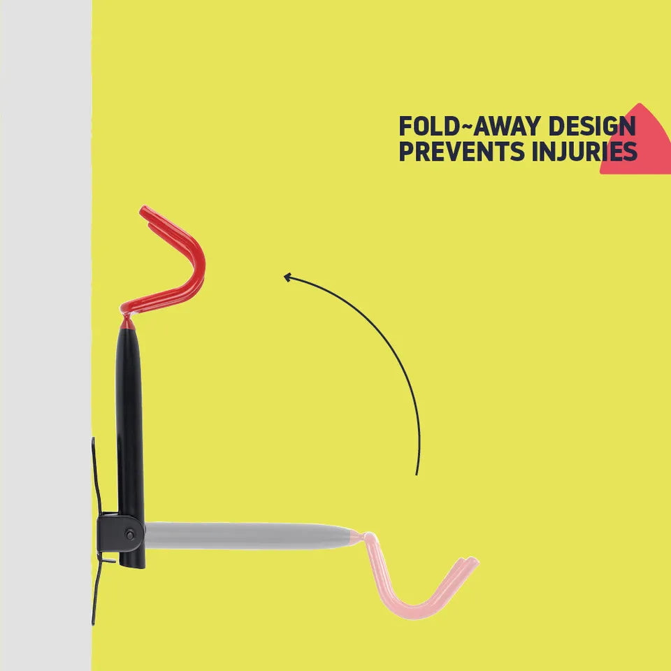 Folding Bike Wall Mount with Damage Protection