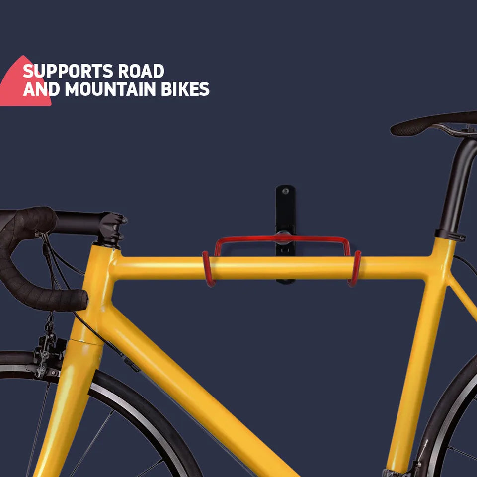 Folding Bike Wall Mount with Damage Protection