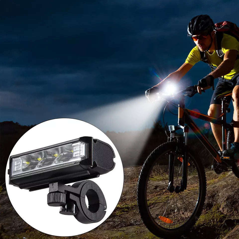 Bright LED Bicycle Front Light Waterproof & Adjustable