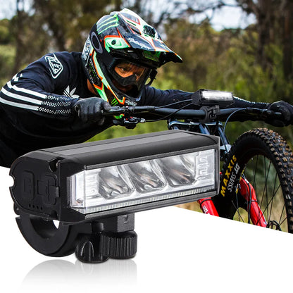 Bright LED Bicycle Front Light Waterproof & Adjustable