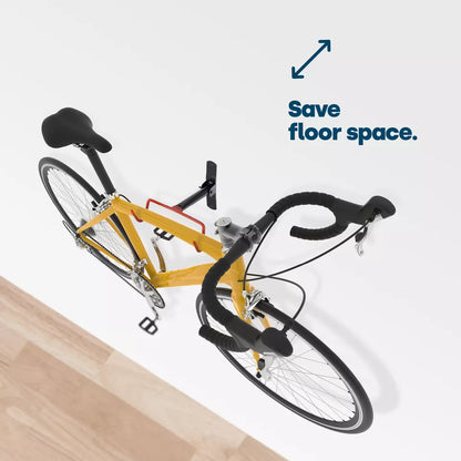 Folding Bike Wall Mount with Damage Protection