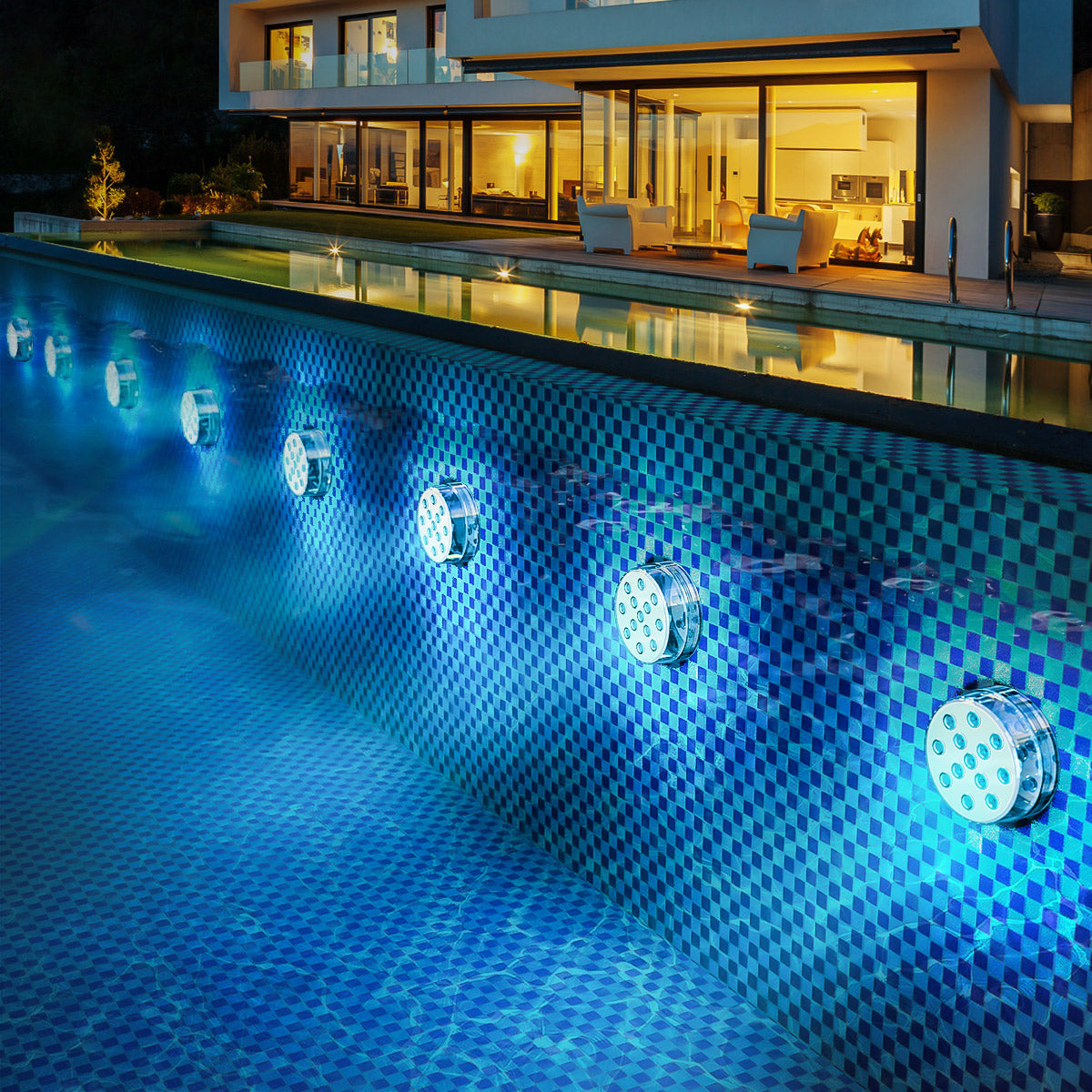 Colorful Pool Light with 10 LED Underwater Lights