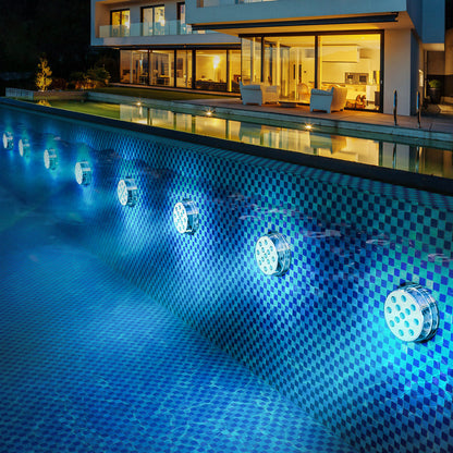 Colorful Pool Light with 10 LED Underwater Lights