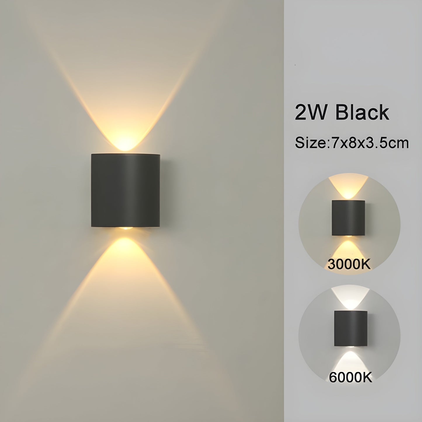 Bright Outdoor Indoor LED Wall Lights