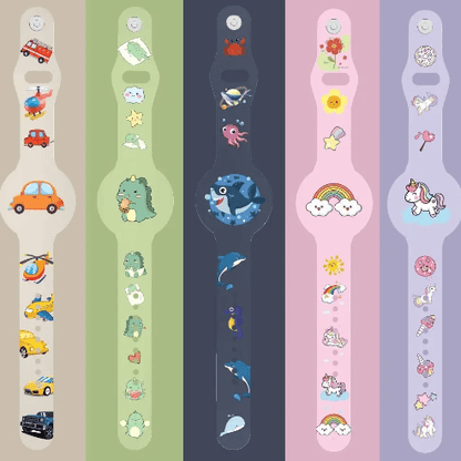 Colorful Kids GPS Tracker Dino Wristband