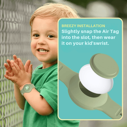 Colorful Kids GPS Tracker Dino Wristband