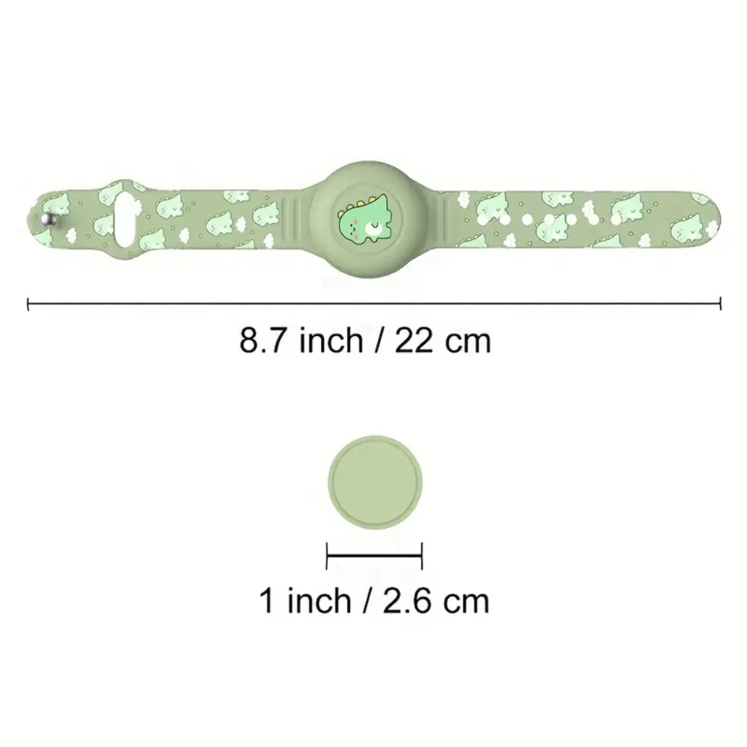 Colorful Kids GPS Tracker Dino Wristband