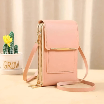 Secure Leather Shoulder Bag with Theft Proof Design - Cofik