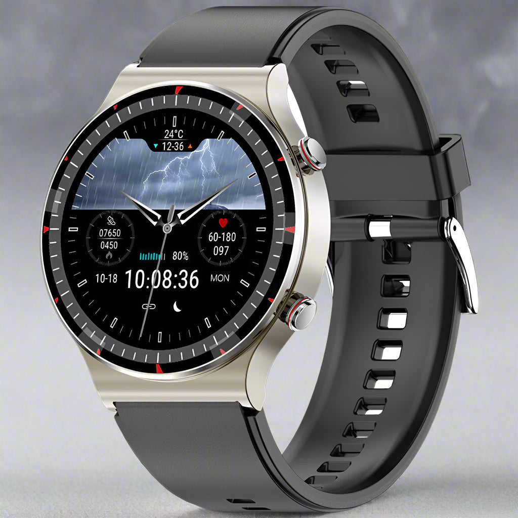 Premium Stainless Steel Smart Fitness Watch