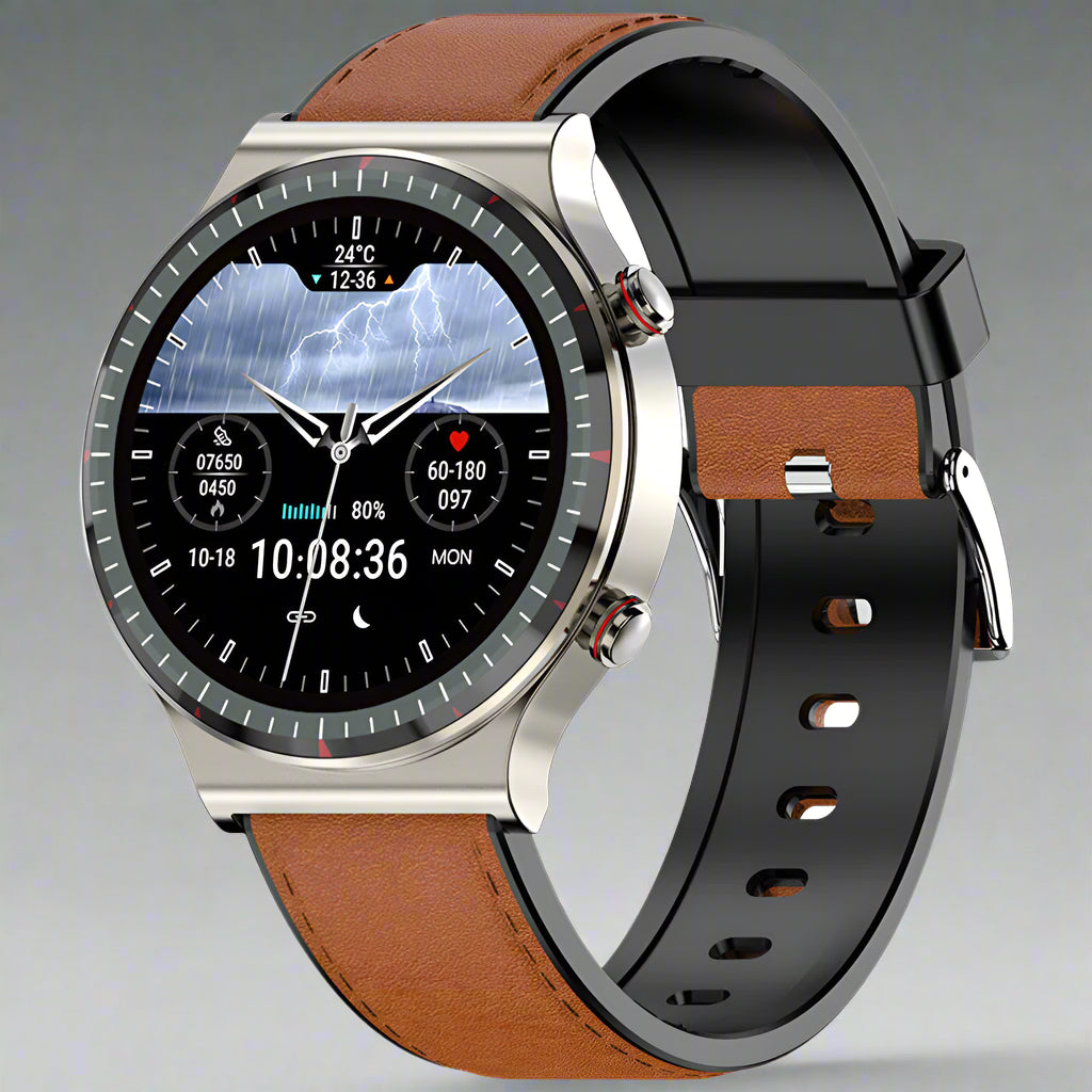 Premium Stainless Steel Smart Fitness Watch