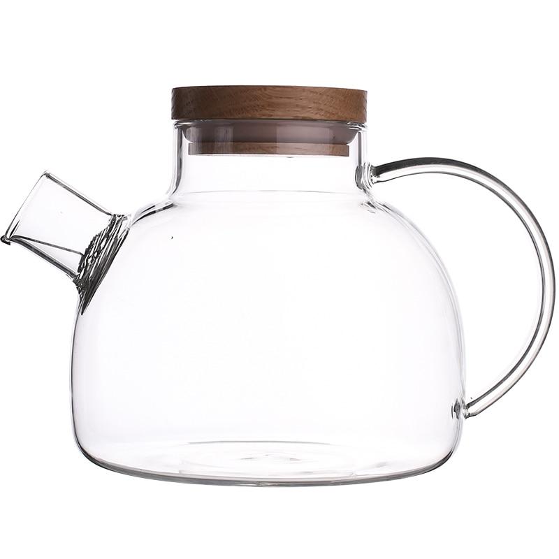Elegant Clear Glass Tea Infuser Set