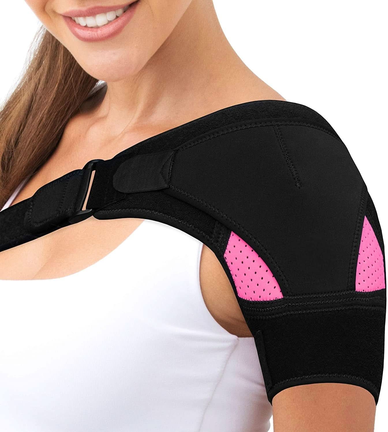 Comfortable Shoulder Support Brace with Compression Pad